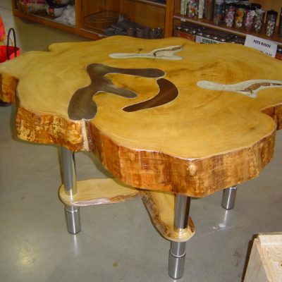 Table incrustée Sansatravers - Bruno Huissoud